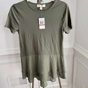 NWT Michael Kors Olive Green Women's Top size Small